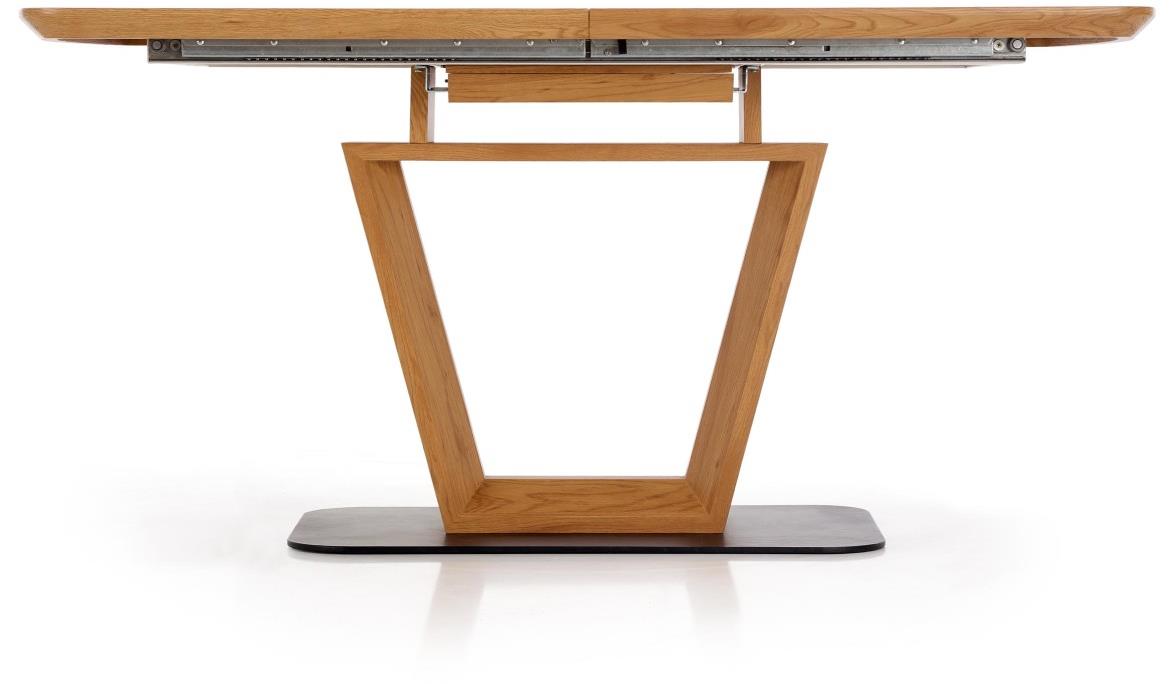 Blacki Table 160/220 Mdf/celik - zlatni hrast/crni