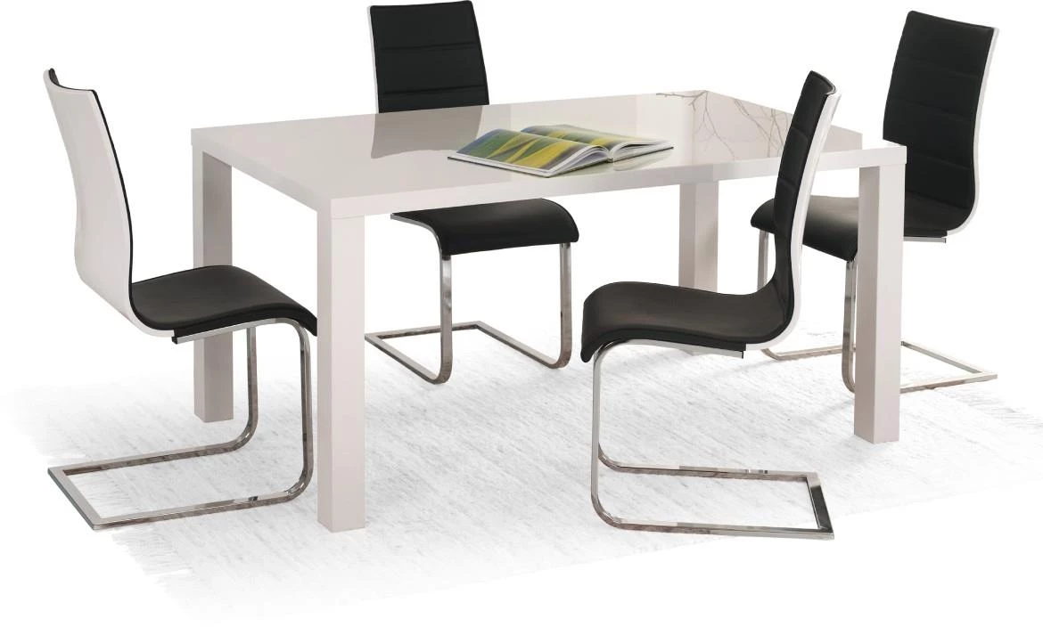 Ronald sto A) 120x80 Mdf - beli
