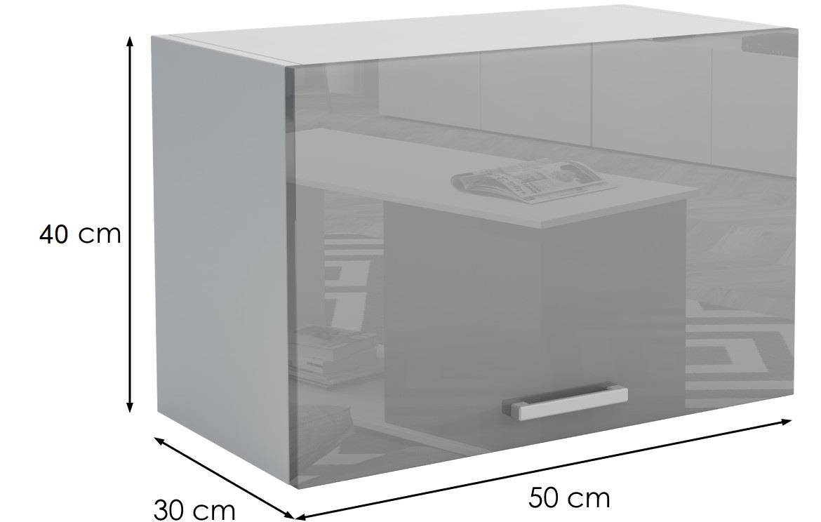 Lucjan OK 50 LUKS kuhinjski element 50x30x40 cm sivi