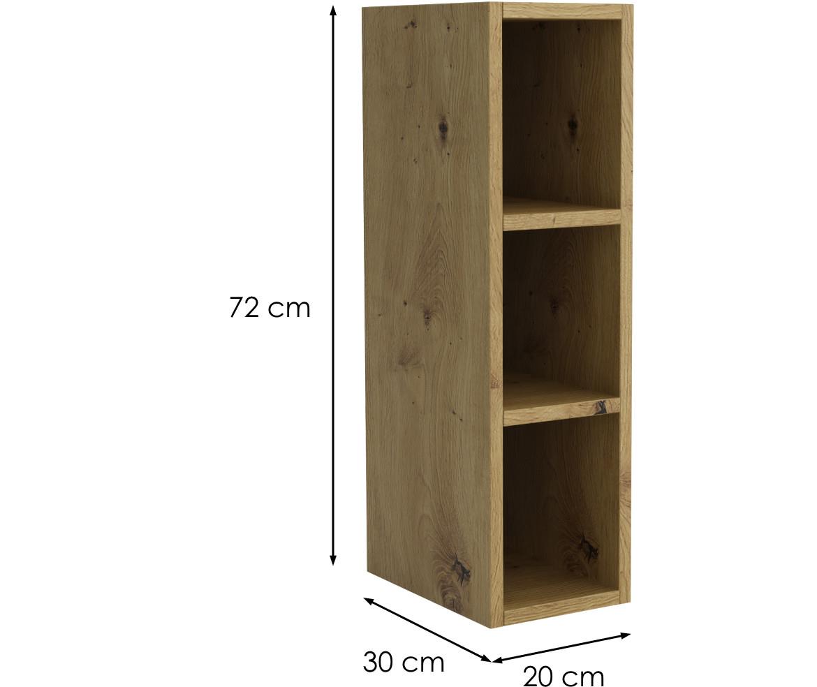 Lucjan GOT 20 V-72 kuhinjski element 20x30x72 cm hrast