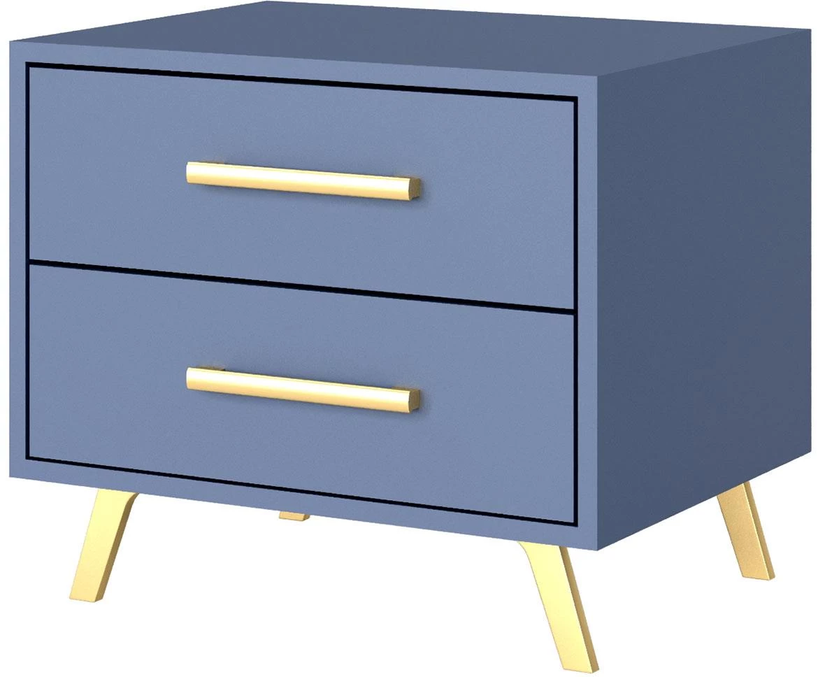 Nocni ormaric Bali 2 fioke 53,5x41x48 cm plavi