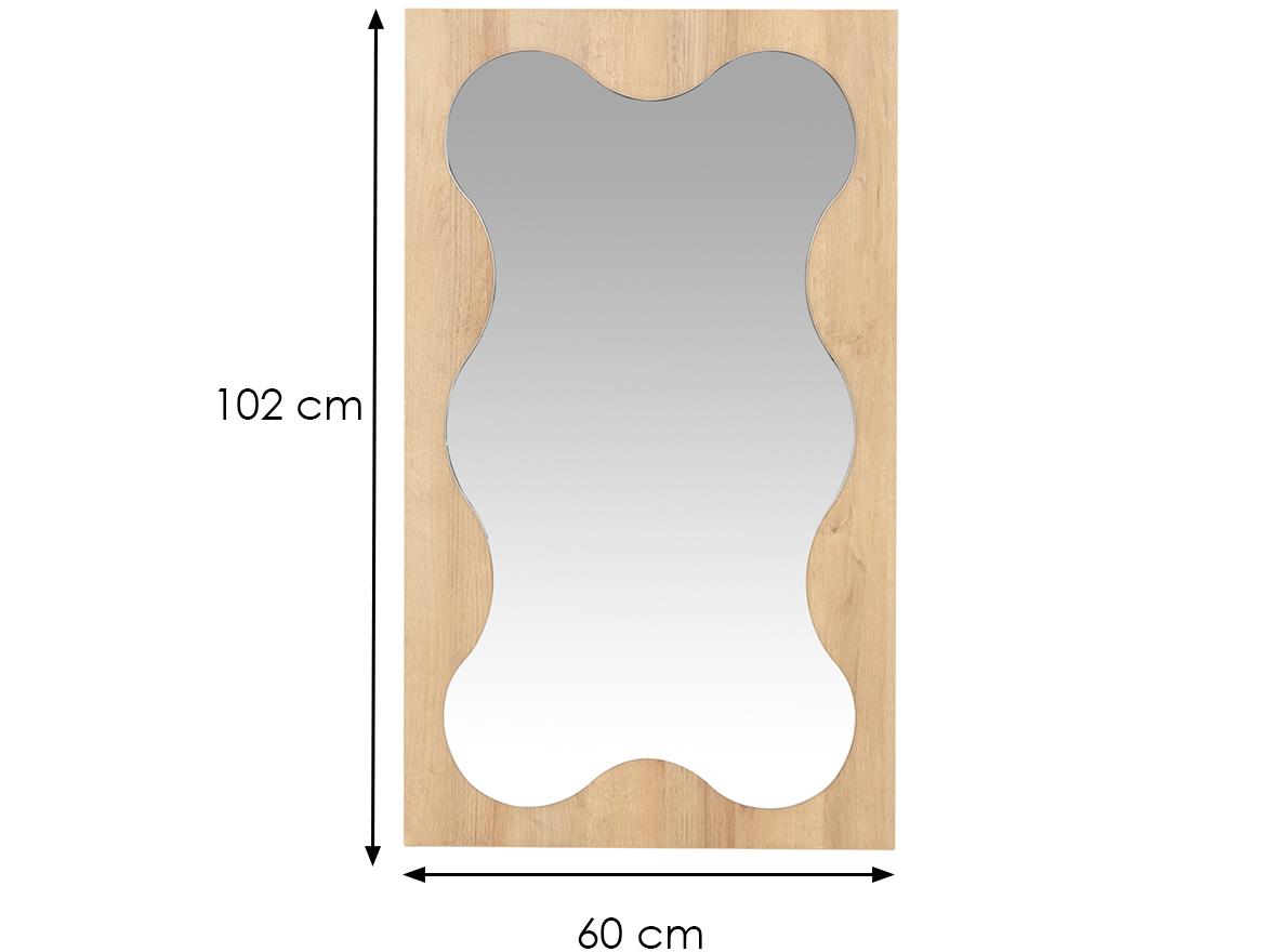 Noma n10 ogledalo 60x4x120 cm hrast