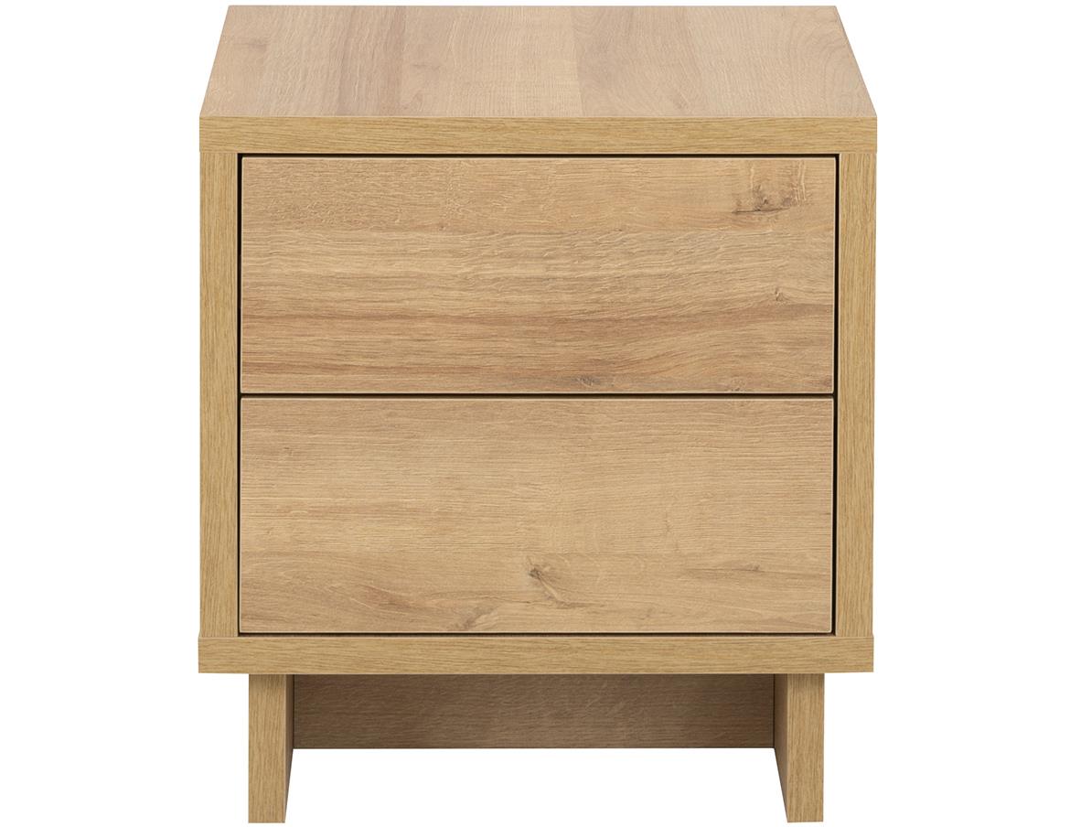 Noma N09 nocni ormaric 2 fioke 40x33x44 cm hrast