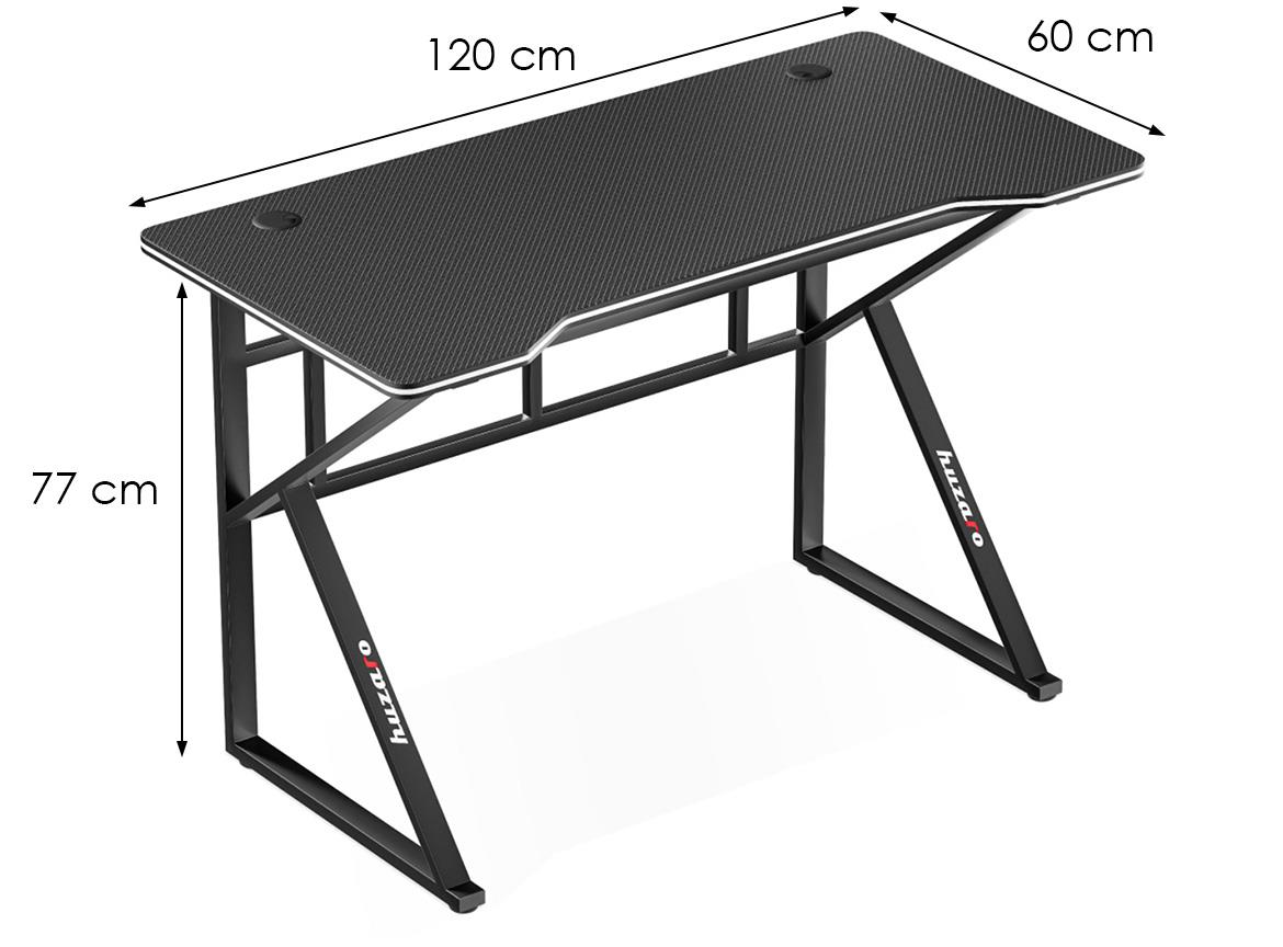 HZ-Hero 1.6 radni sto 120x60x77 cm crni