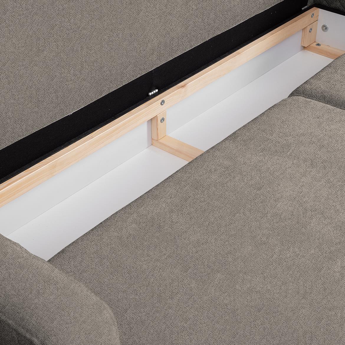 Blanka trosed s ležajem i prostorom za odlaganje 230x103x88 Element 6