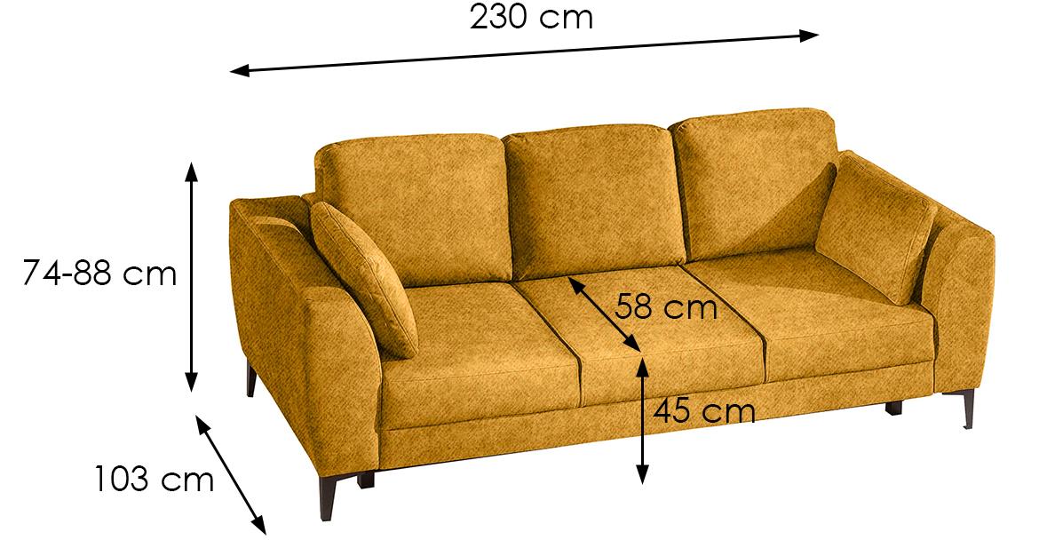 Marino trosed s ležajem i prostorom za odlaganje 243x106x91 Element 08
