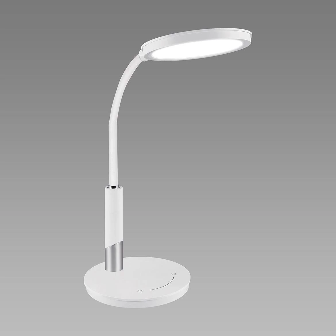 Stona lampa Samuel LED bela