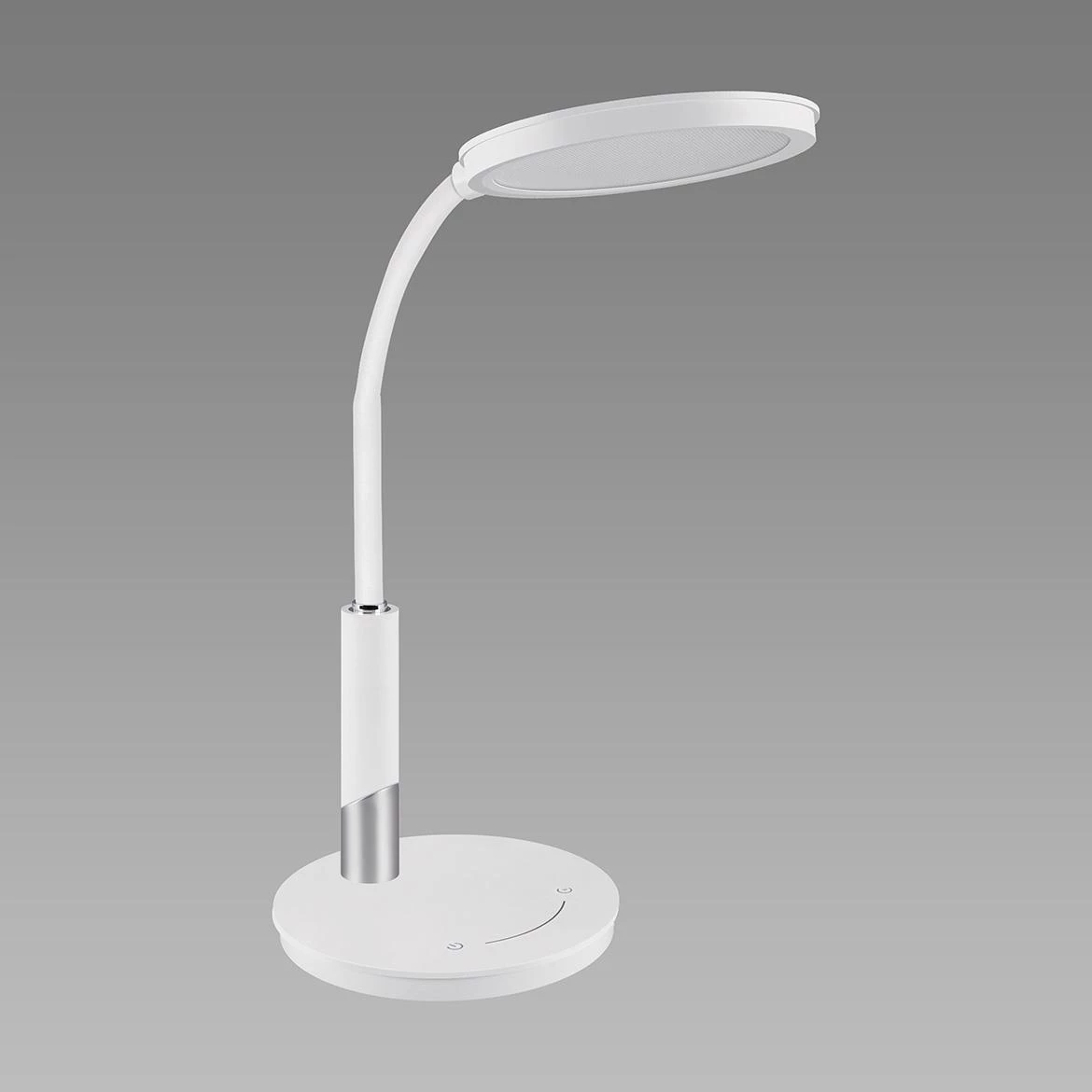 Stona lampa Samuel LED bela