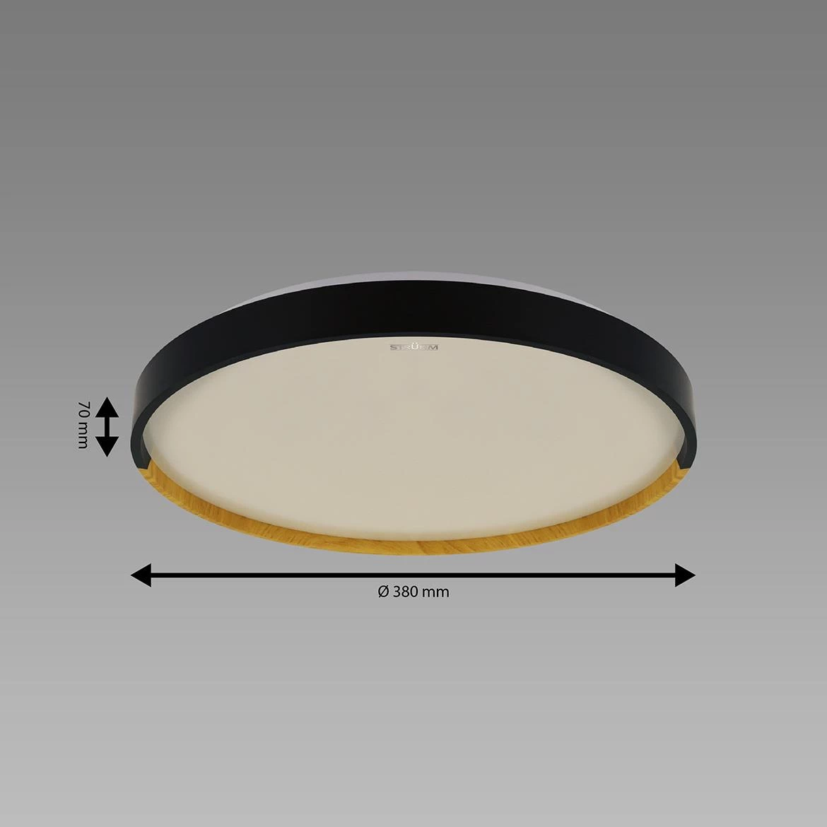 Plafonjera Farna LED crna 24W