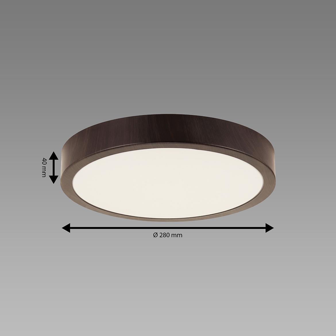 Plafonjera Atut LED braon 18W