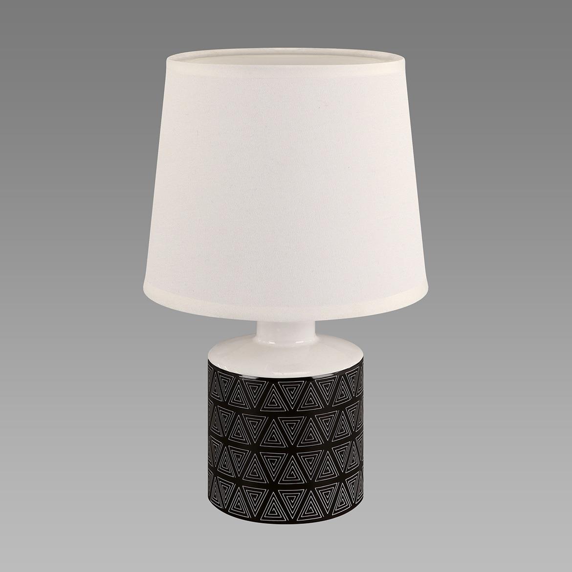Stona lampa Topik crno/bela