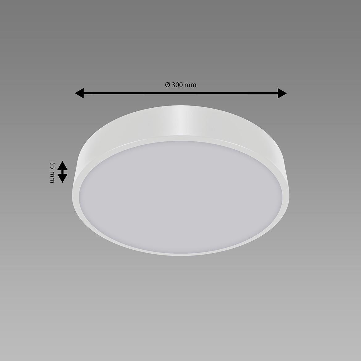 Plafonjera Totem 30cm LED bela