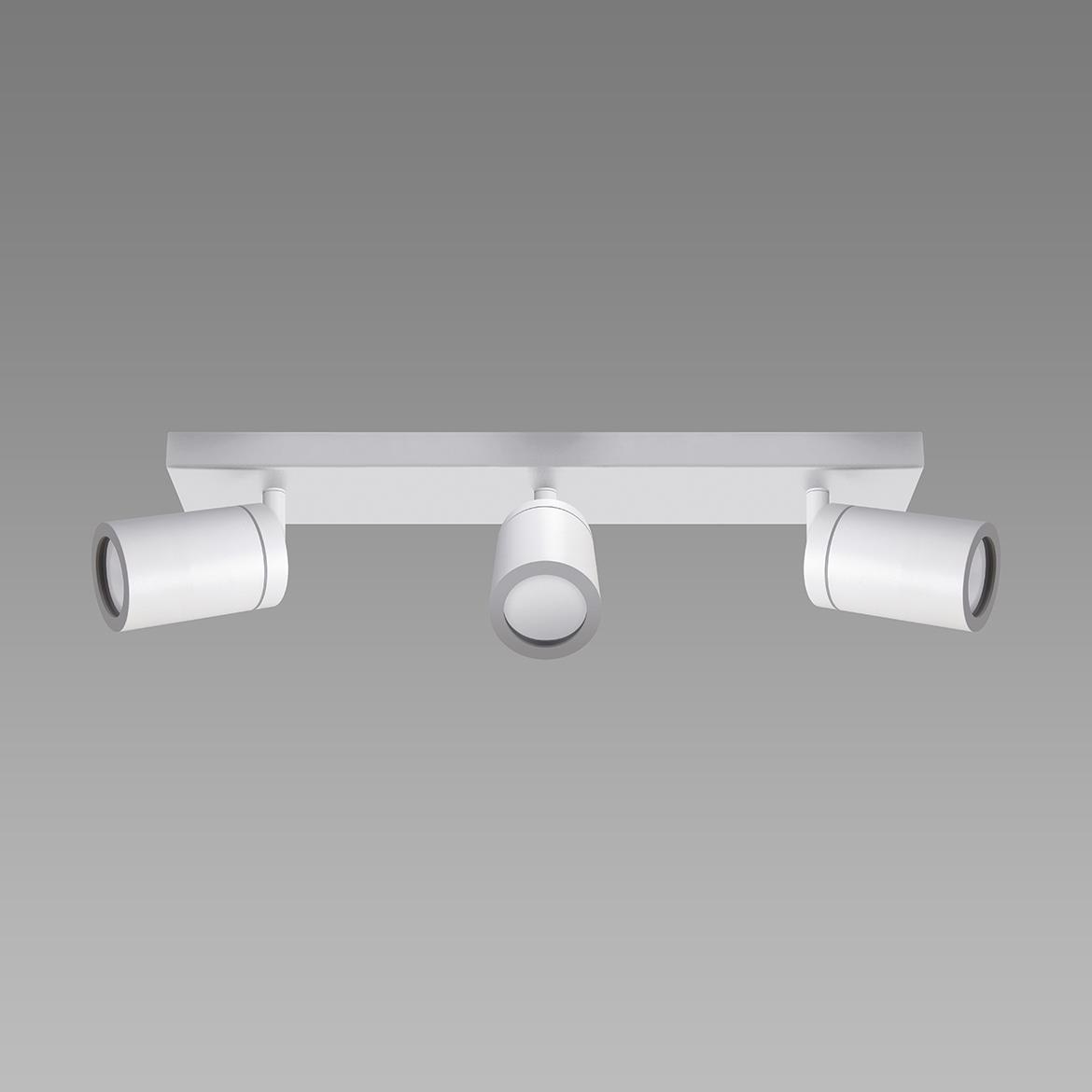 Stropna lampa Tenor 3 bela