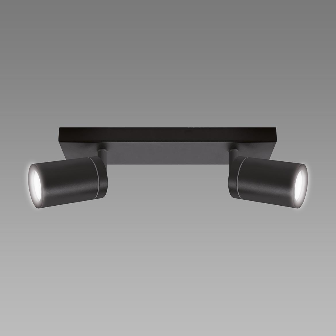 Stropna lampa Tenor 2 crna