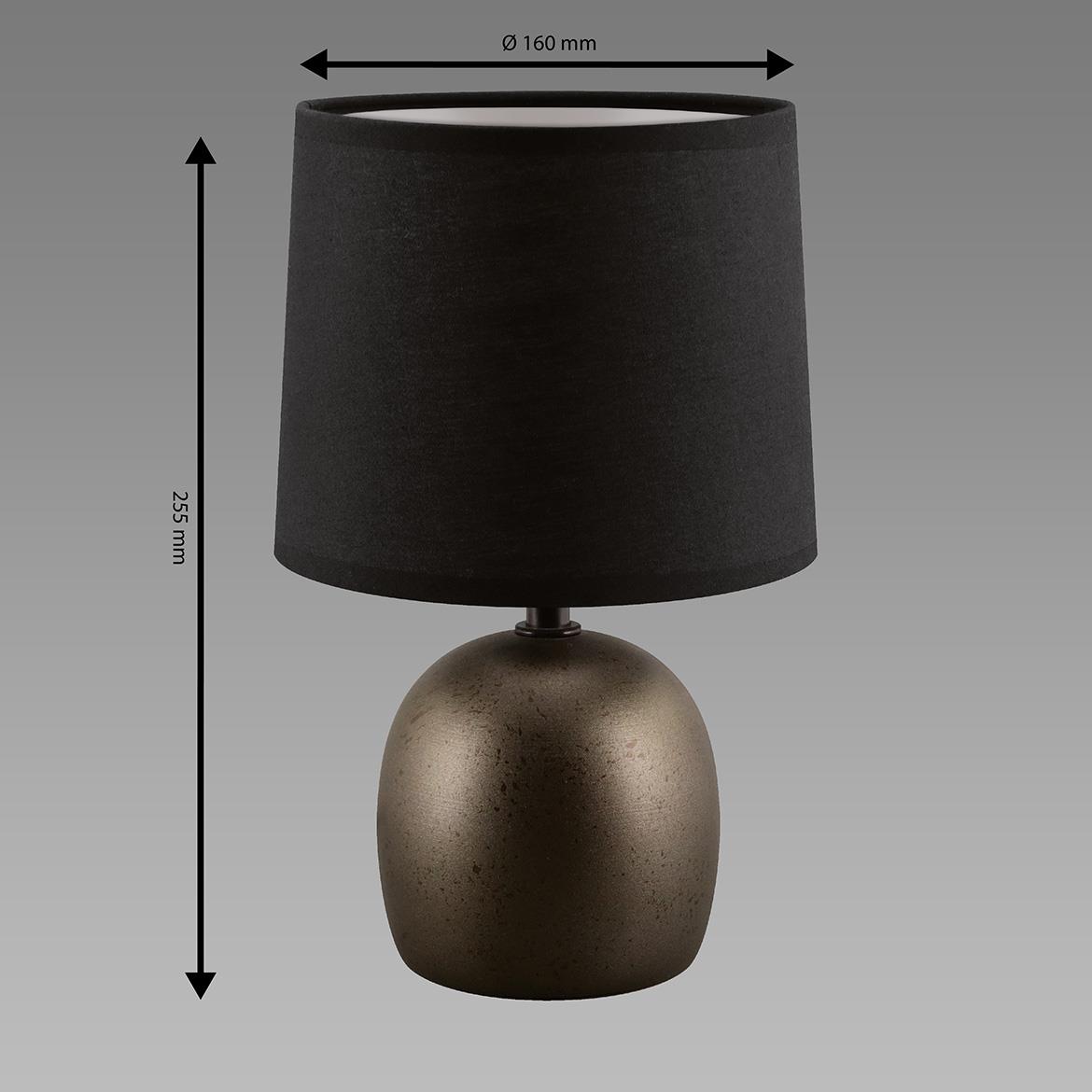 Stona lampa Sage crna