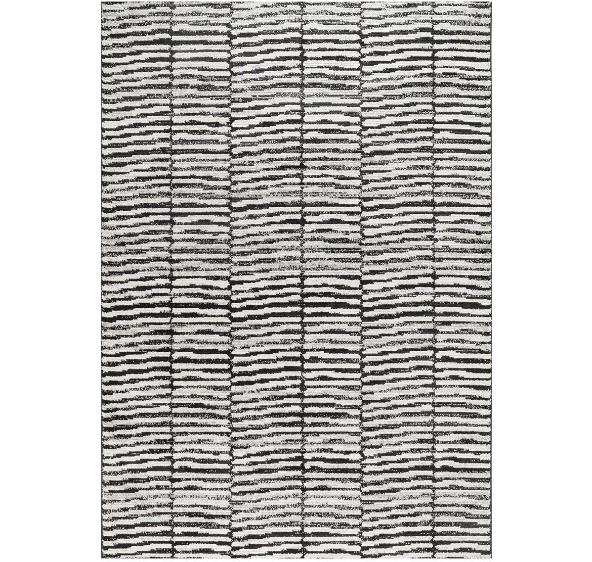 Tepih Frisee Capri Stripe 140 x 190 cm sivi