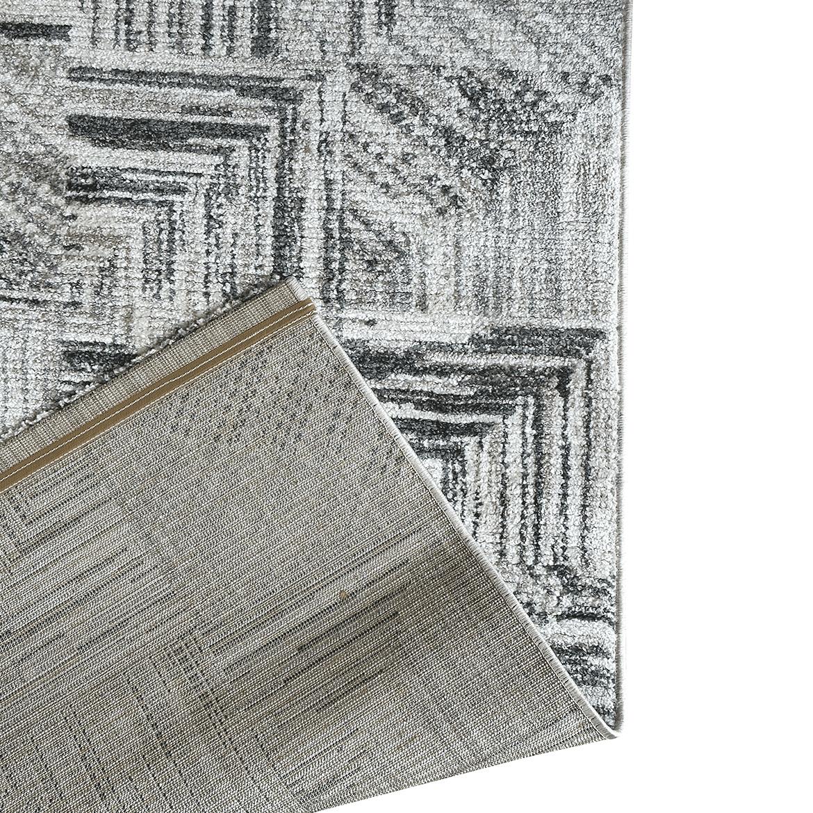 Tepih Frisee Capri Static 140 x 190 cm sivi
