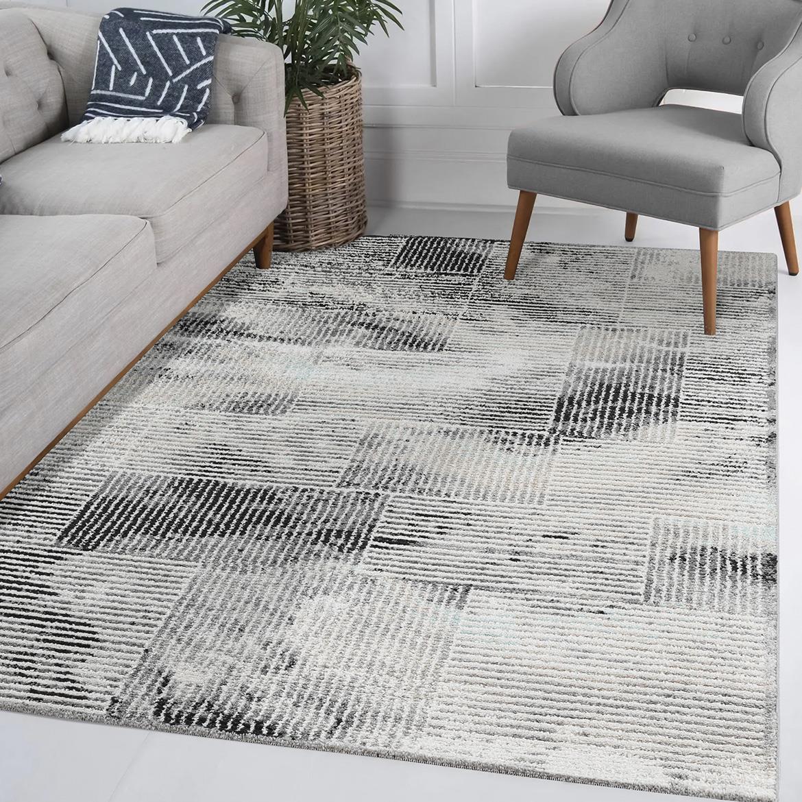 Tepih Frisee Capri Fog 140 x 190 cm sivi