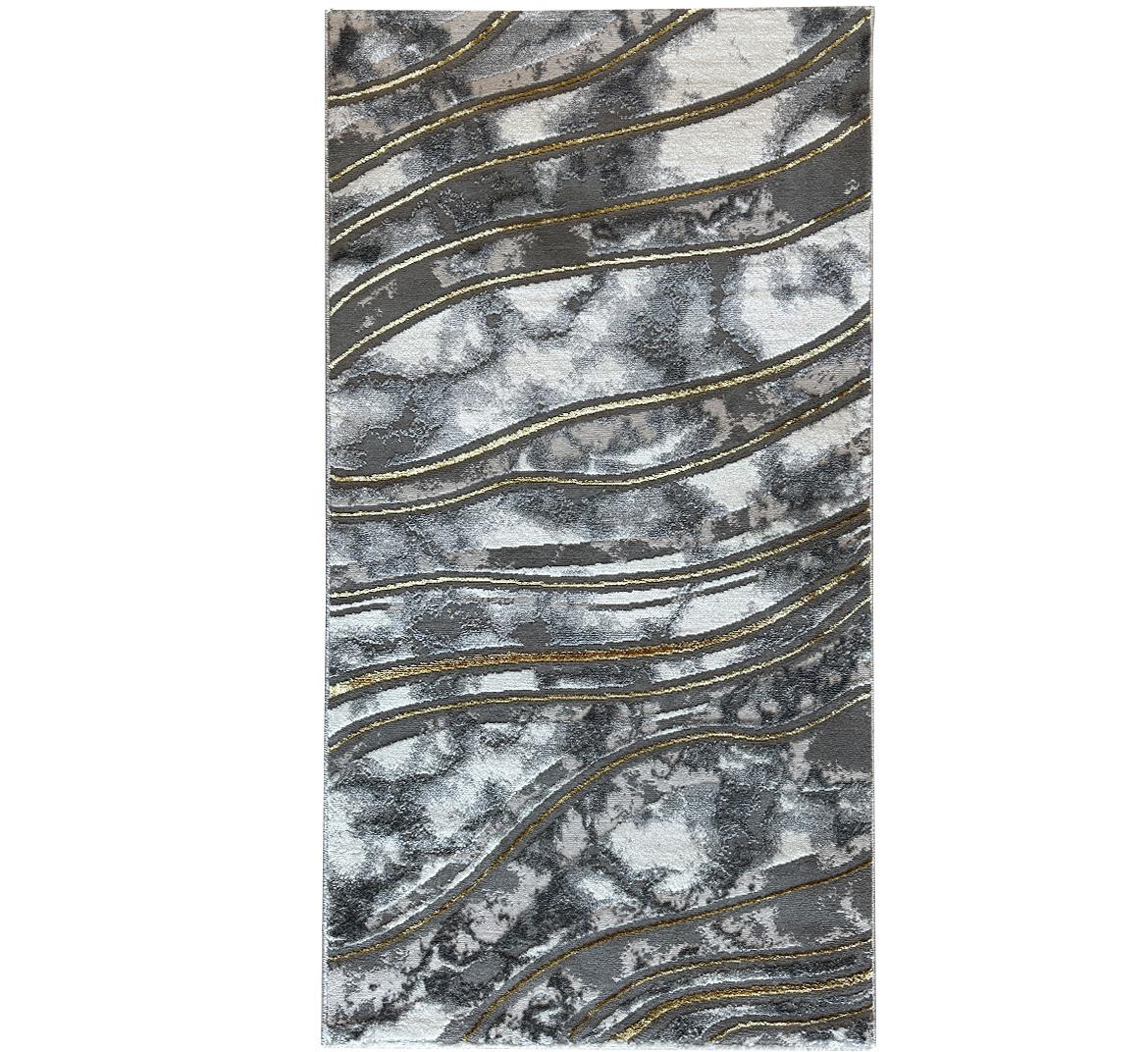 Tepih Frisee Capri Lincoln 80 x 150 cm sivi