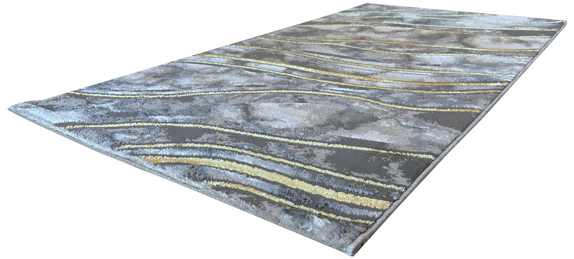 Tepih Frisee Capri Lincoln 80 x 150 cm sivi