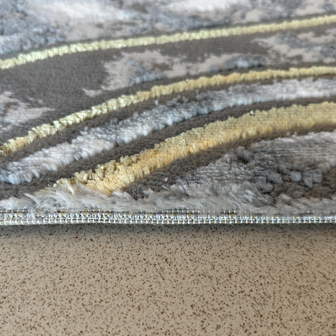 Tepih Frisee Capri Lincoln 80 x 150 cm sivi