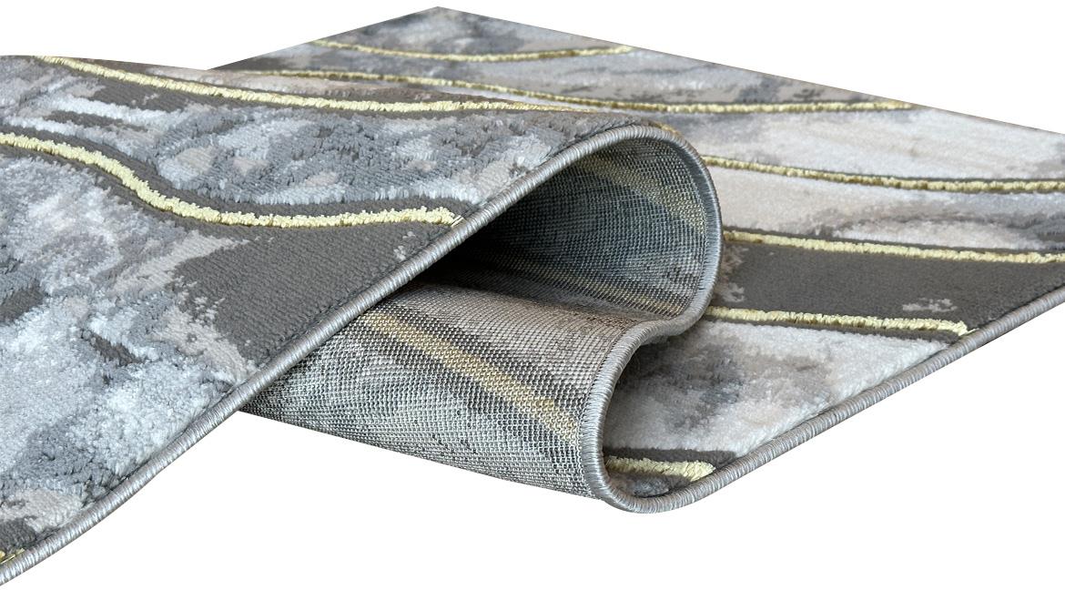 Tepih Frisee Capri Lincoln 80 x 150 cm sivi