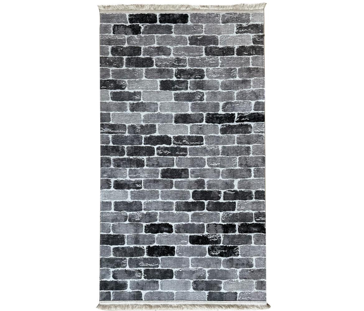 Tepih Print Pera Miso Brick 160 x 230 cm sivi