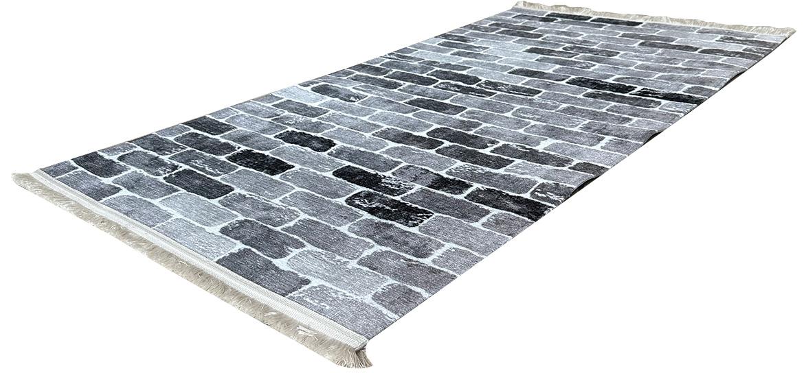 Tepih Print Pera Miso Brick 160 x 230 cm sivi