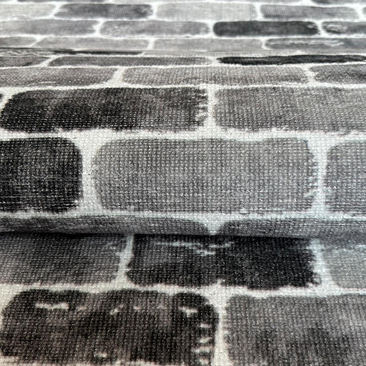 Tepih Print Pera Miso Brick 160 x 230 cm sivi