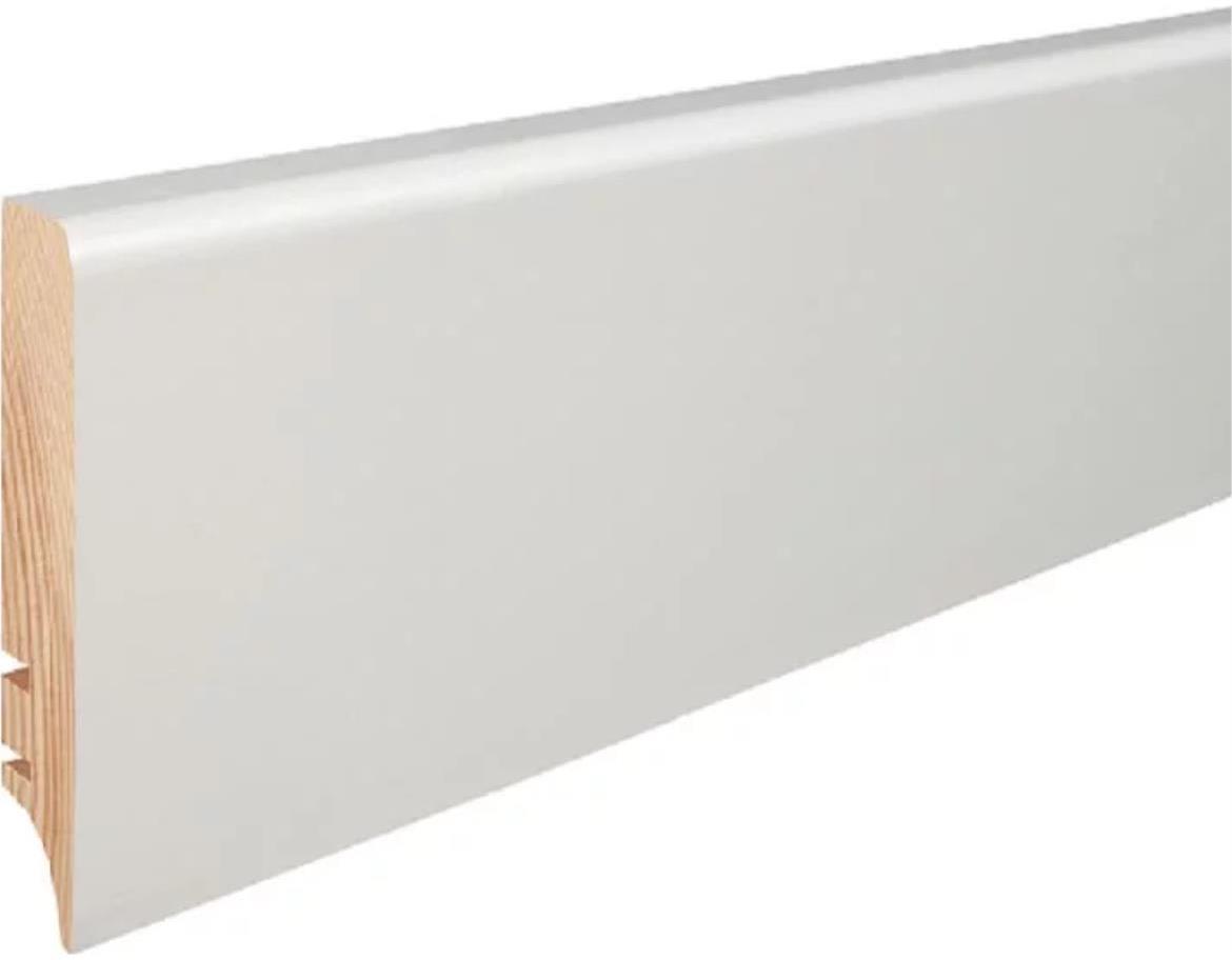 Drvena lajsna Barlinek bijela 60mm 2,2m