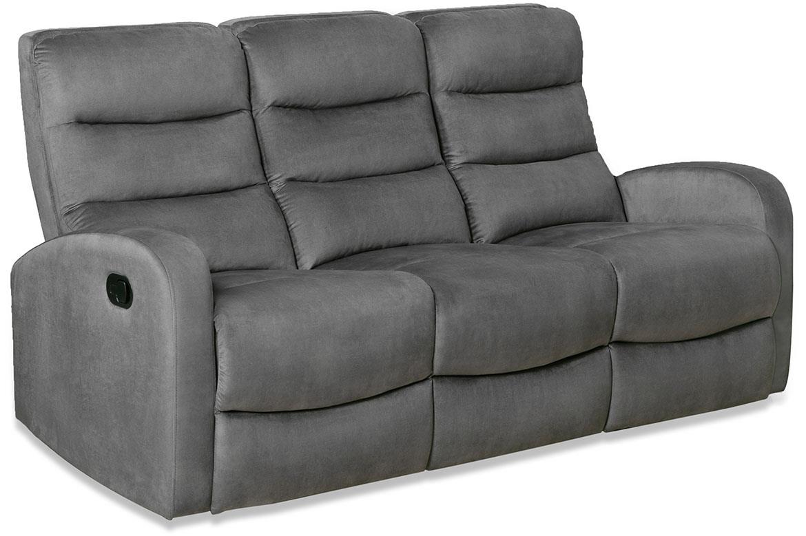 Elena trosed sa 2relaks funkcije 181x90x100 sivi somot