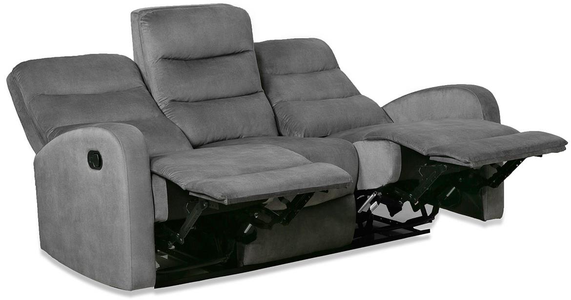 Elena trosed sa 2relaks funkcije 181x90x100 sivi somot