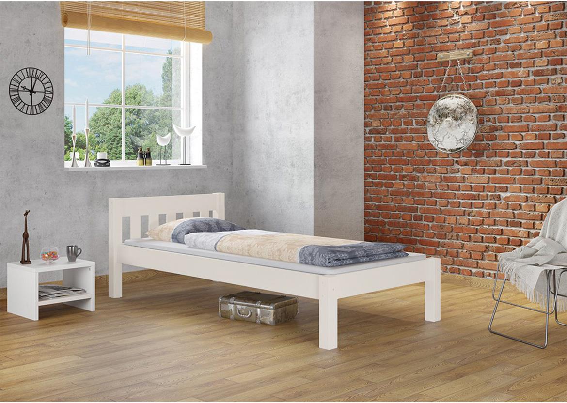Pino krevet bez podnice 99x214x70 cm beli