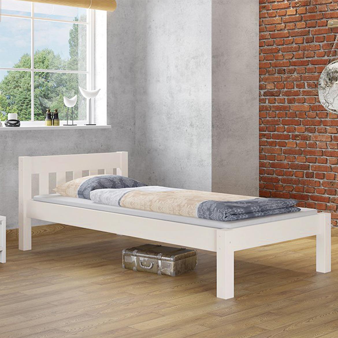 Pino krevet bez podnice 99x214x70 cm beli