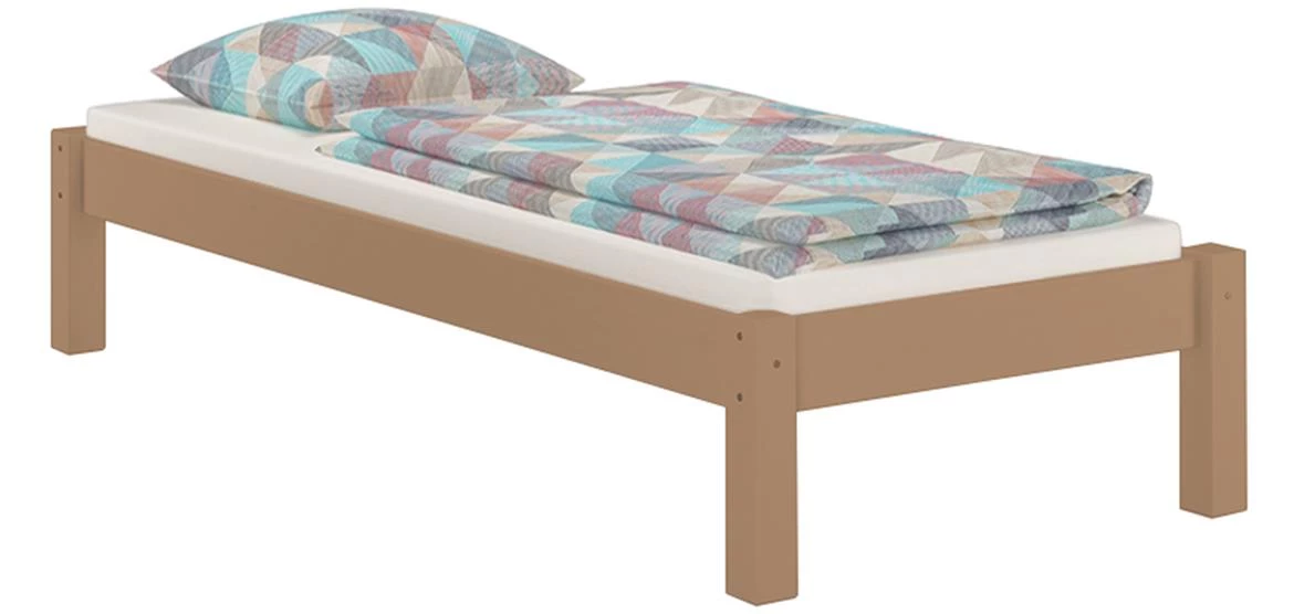 Dora krevet bez podnice 99x214x38 cm braon