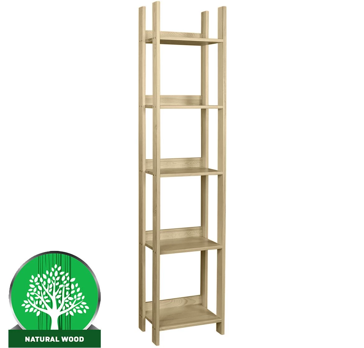 Eko 60 polica 5 polica  60x30x200 cm natur