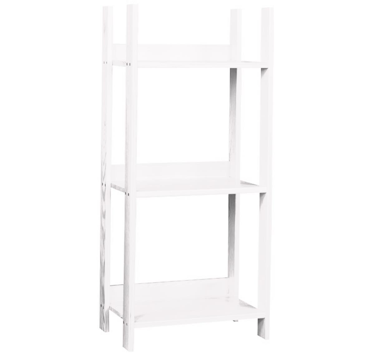 Eko 120 polica 3 police  54x36x120 cm bela