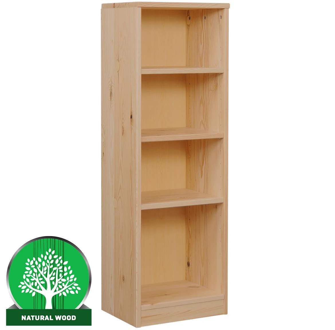 Eko 120 polica 4 otvora 40x30x120 cm boja hrasta