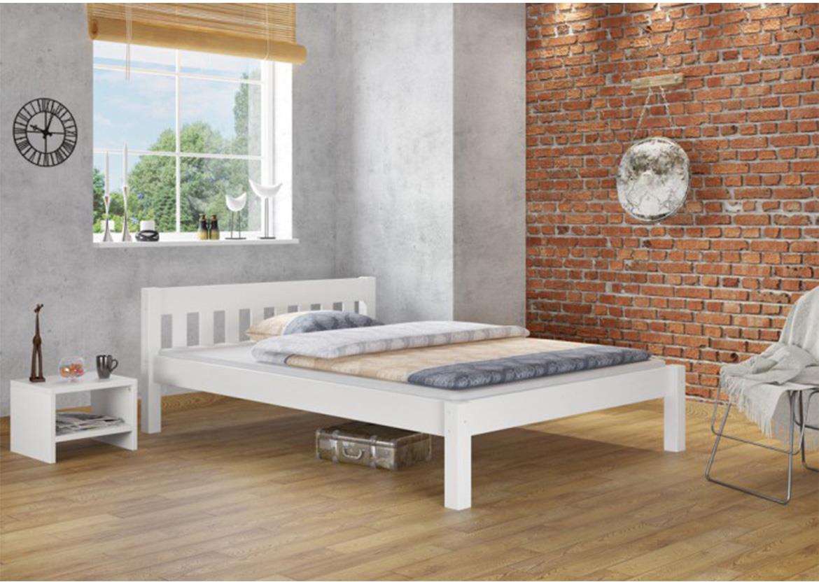 Pino krevet bez podnice 169x214x70 cm beli