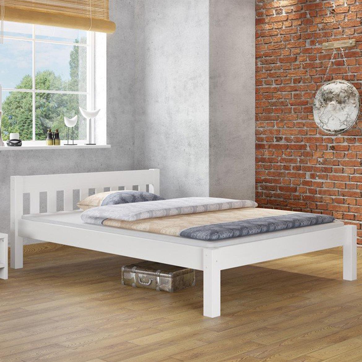 Pino krevet bez podnice 169x214x70 cm beli