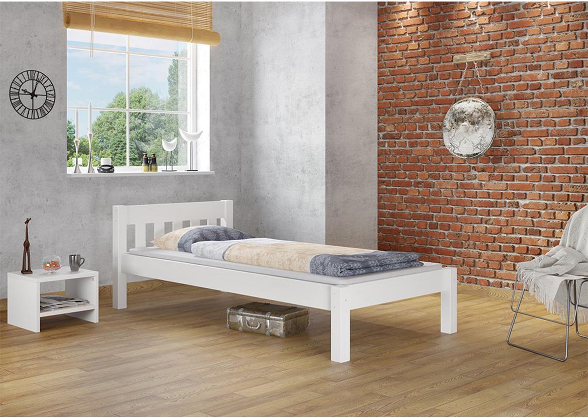 Pino krevet bez podnice 109x214x70 cm beli
