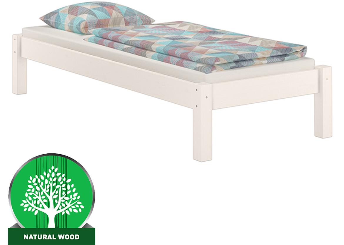 Krevet Dora  bez podnice 129x214x38 cm beli