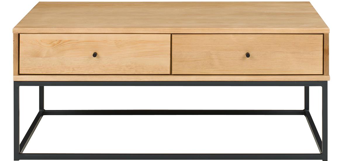 Logan klub sto 2 fioke 120x70x50 cm natur
