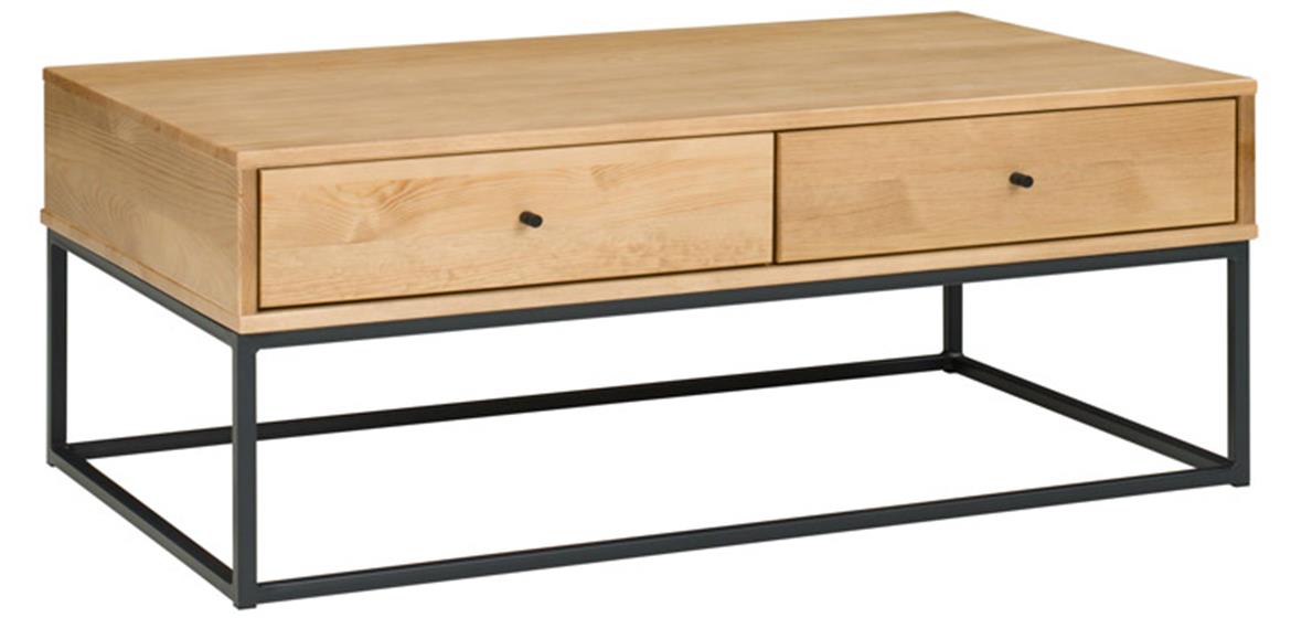 Logan klub sto 2 fioke 120x70x50 cm natur