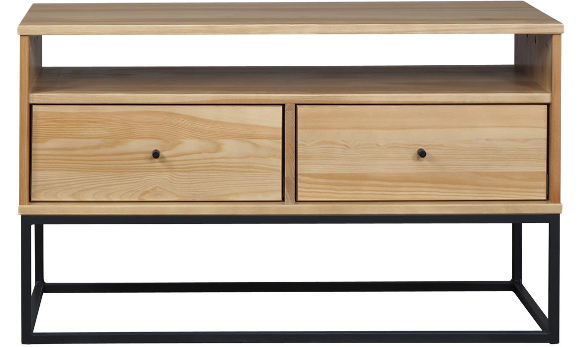 Logan I TV komoda 2 fioke+1 polica  110x45x65 cm natur