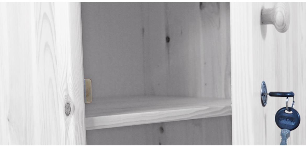Eko 60 ormar 1 vrata 60x50x180 cm beli