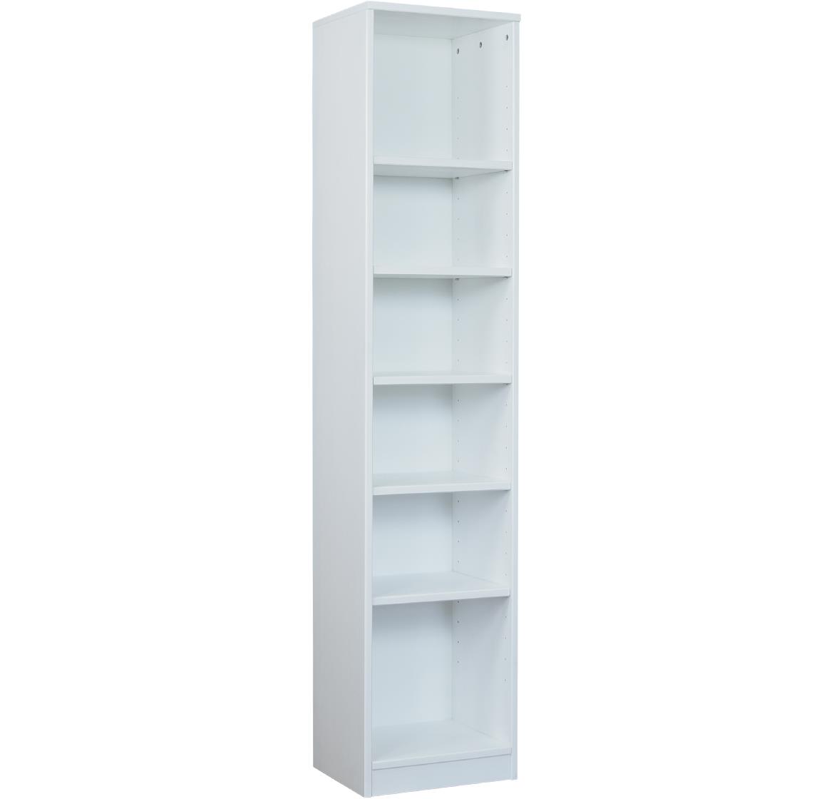 Eko 180 polica 6 otvora 40x30x180 cm bela