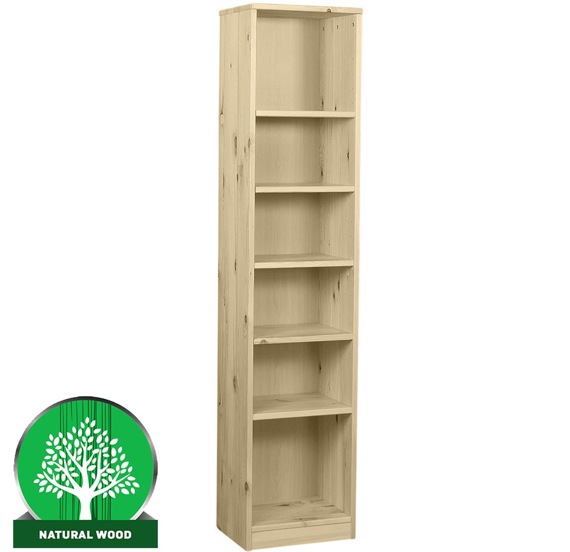 Eko 180 polica 6 otvora 40x30x180 cm  natur