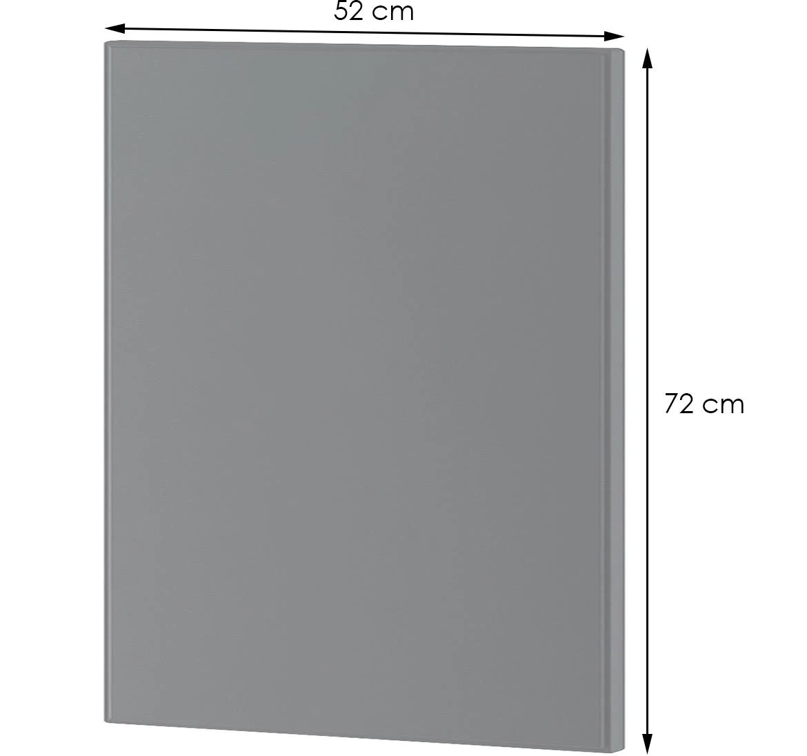 Lora 72/52 kuhinjski front 52x1,8x72 cm sivi