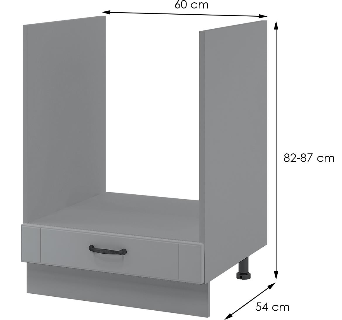 Lora zk6 kuhinjski element 1 fioka 60x54x82 cm sivi